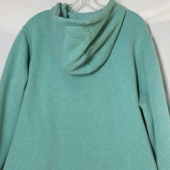 Carhartt Clarksburg Hoodie Sweatshirt Womens XXL(20) Green 1/4 Zip 100705 337 - Picture 9 of 15